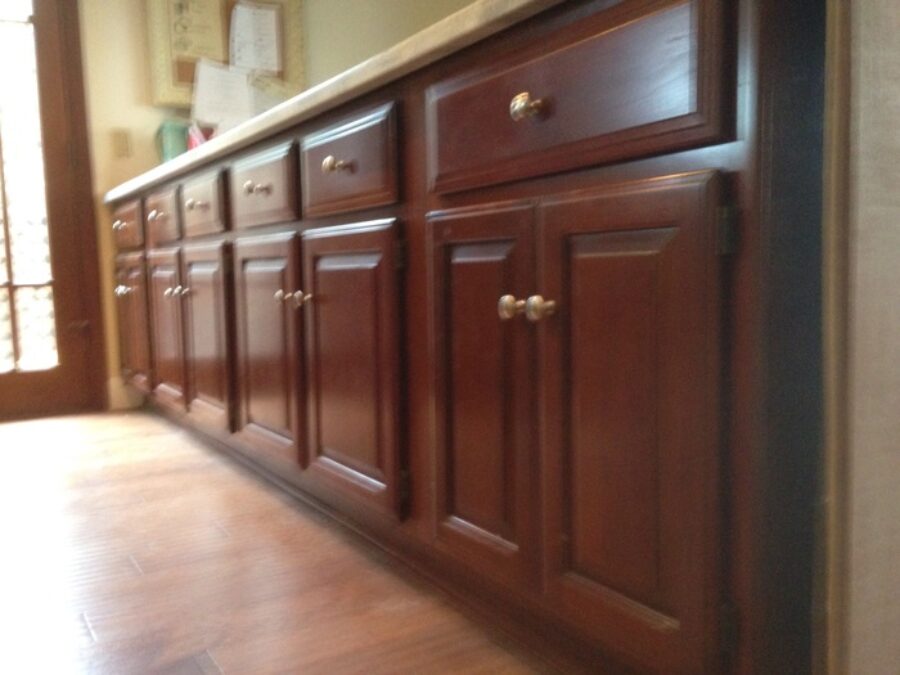  Cabinet Painting and Beautiful Detail Work in Carlsbad