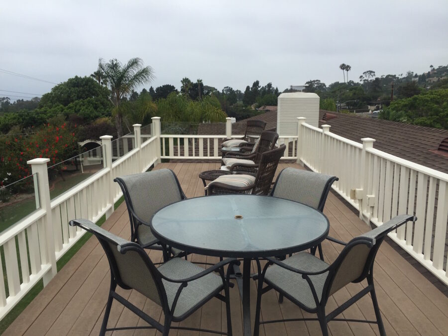  Repainting a Deck Railing and Stairs in La Jolla (and a Little Cleaning Too!)