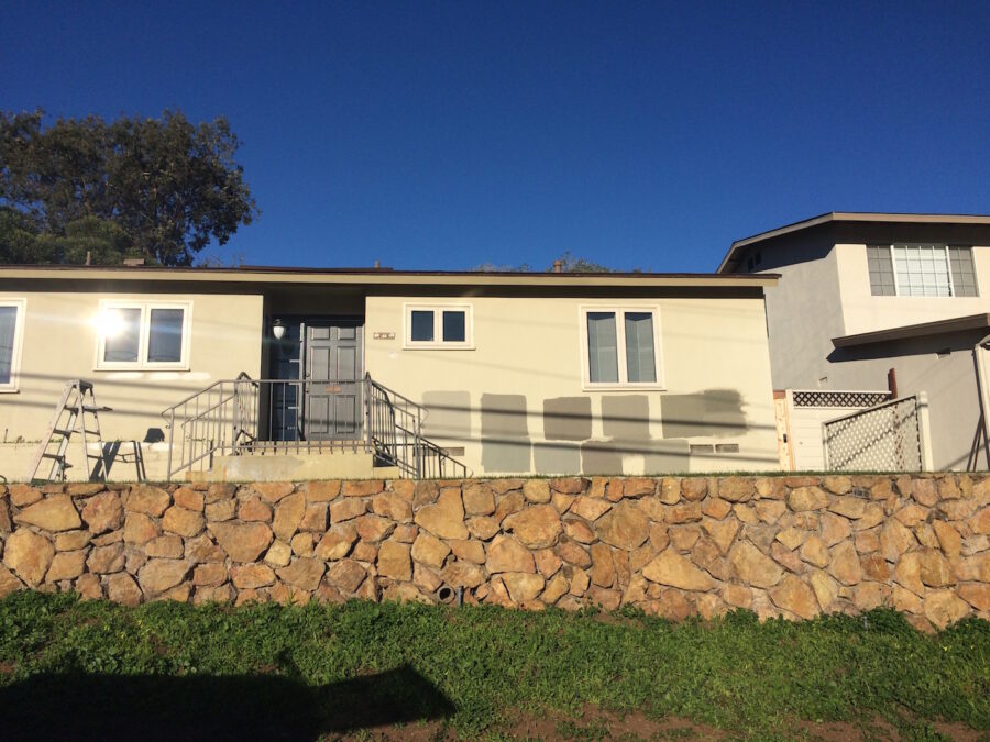  Exterior Painting and Stucco Repair in Point Loma