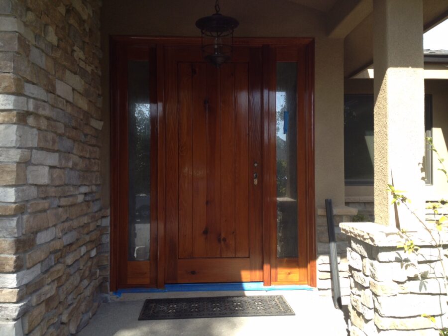  Garage and Front Door Refinishing in Point Loma