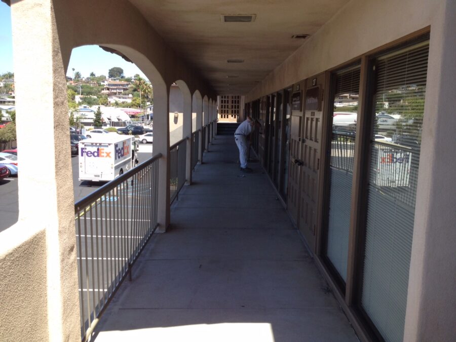 Solana Beach Executive Plaza Railing & Gate Painting