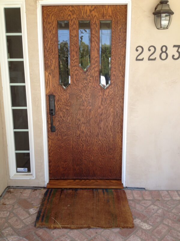  Entry Door &amp; Trellis Refinishing in La Jolla