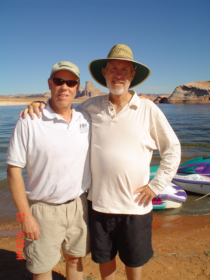 Mike (Left) & Pat in 2005